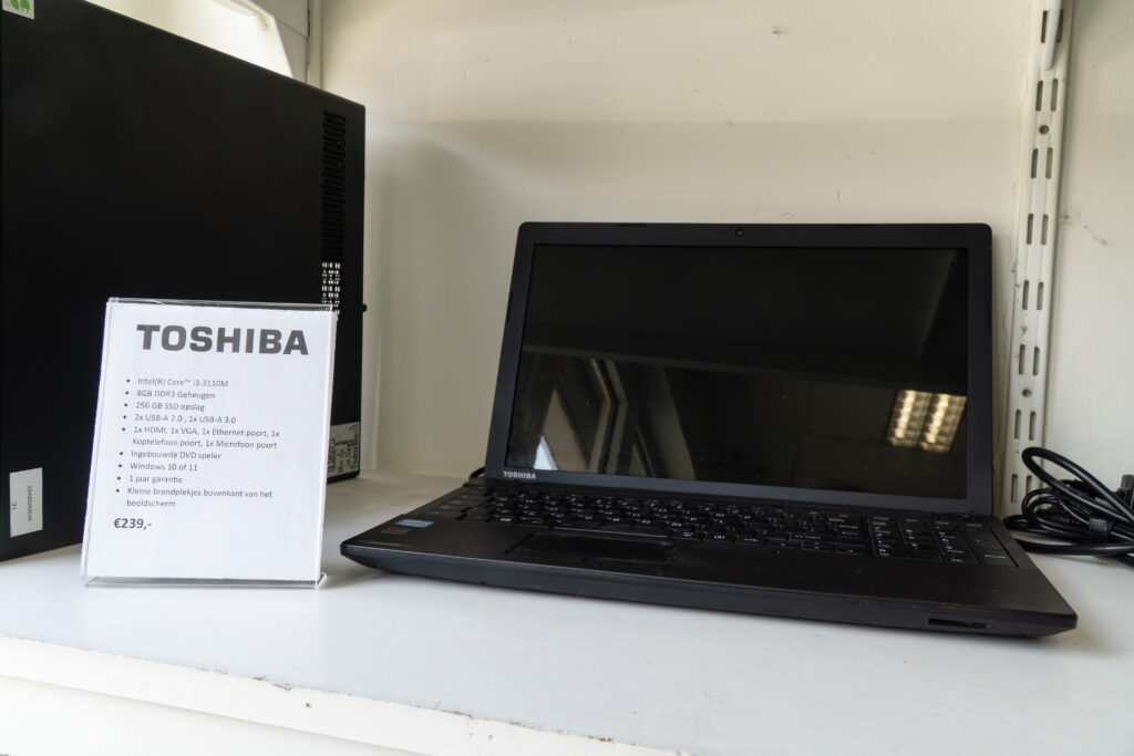De tweedehands laptop