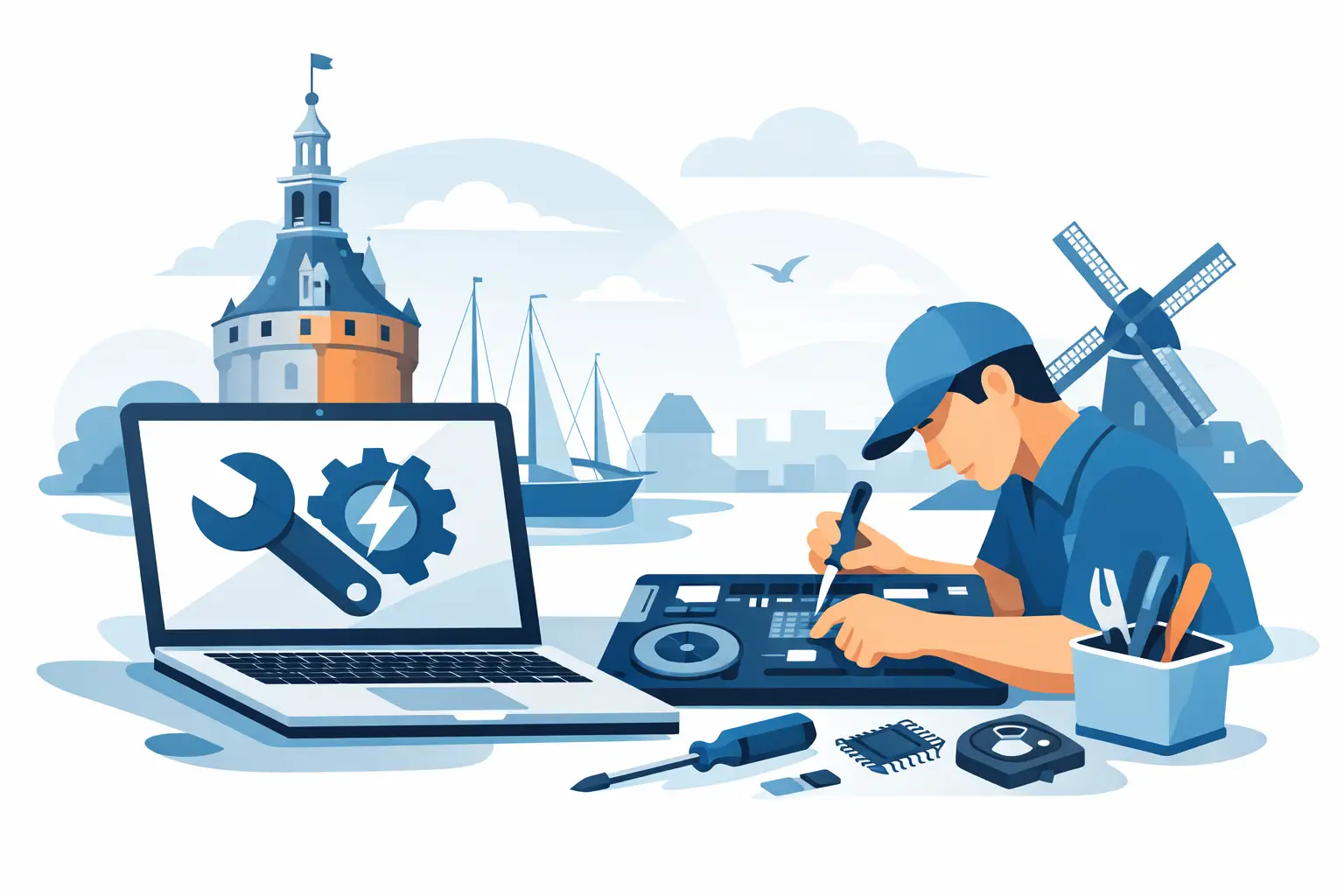 Laptop reparatie Hoorn: snel weer werken