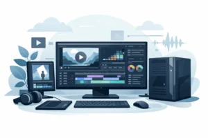 Werkstation voor videobewerking kiezen