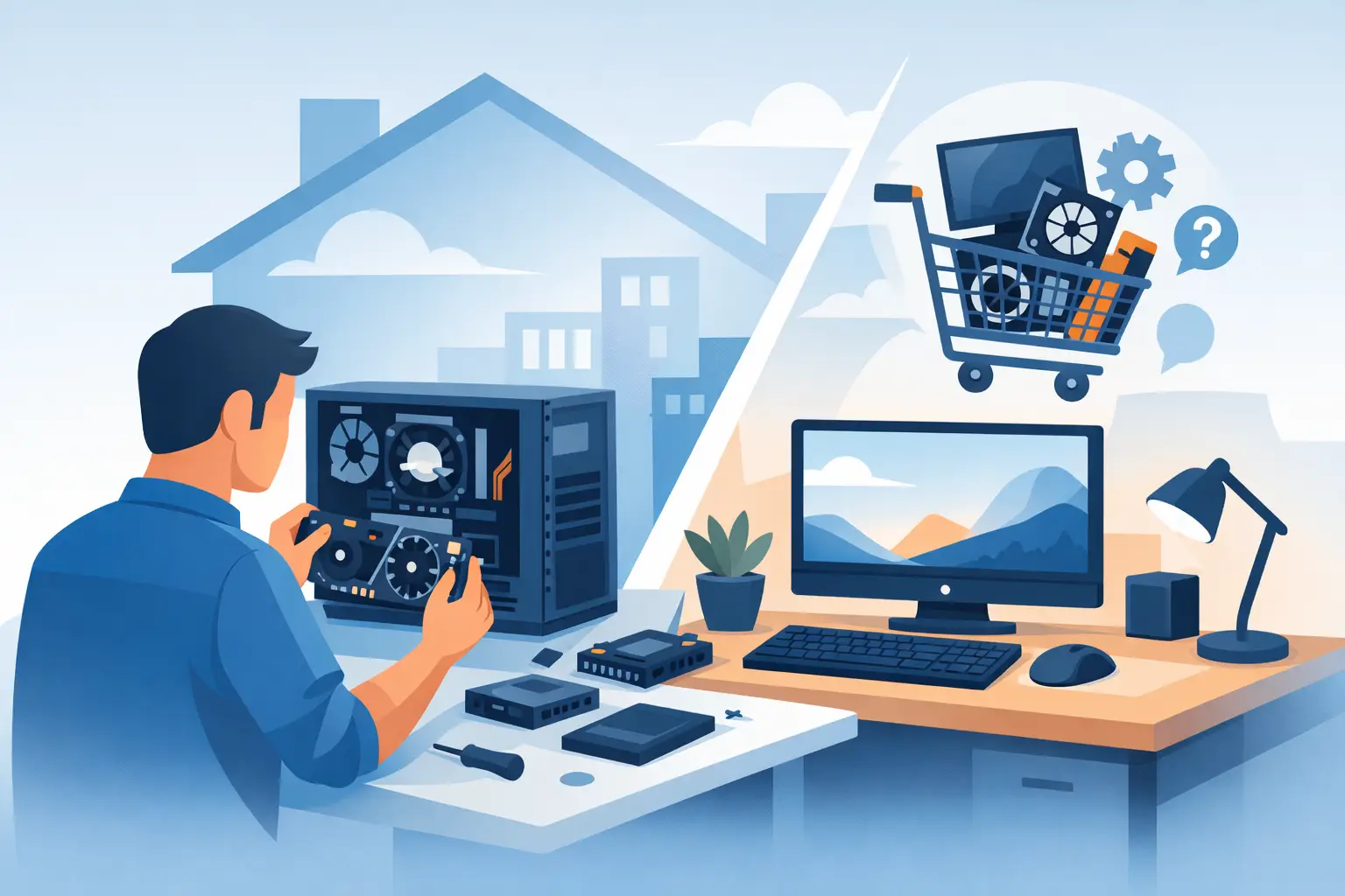 Home office pc samenstellen zonder miskoop