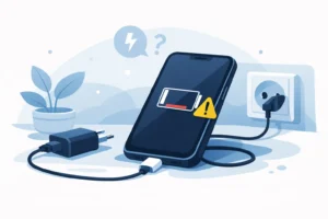 Waarom telefoon laadt niet op?
