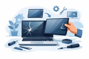 Laptop scherm repareren stappenplan voor thuis